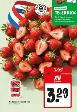 Jumbo Nederlandse aardbeien aanbieding