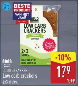 ALDI Low carb crackers aanbieding