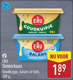 ALDI ERU Smeerkaas aanbieding