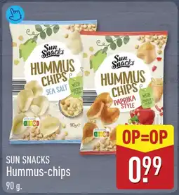 ALDI Sun Snacks Hummus-chips aanbieding