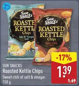 ALDI Sun Snacks Roasted Kettle Chips aanbieding