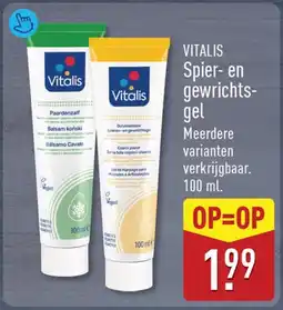 ALDI Vitalis Spier- en gewrichtsgel aanbieding