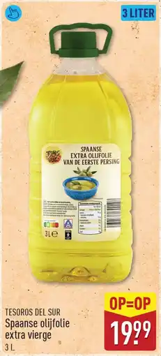 ALDI Tesoros del Sur Spaanse olijfolie extra vierge aanbieding
