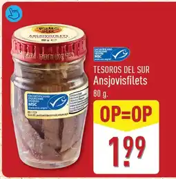 ALDI Tesoros del Sur Ansjovisfilets aanbieding
