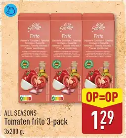 ALDI All Seasons Tomaten frito aanbieding
