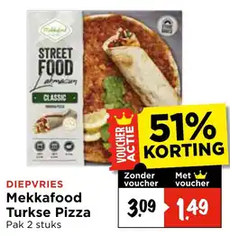 Vomar Voordeelmarkt Mekkafood Turkse Pizza aanbieding