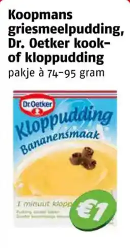 Poiesz Dr. Oetker Kloppudding aanbieding