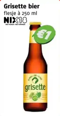 Poiesz Grisette bier aanbieding