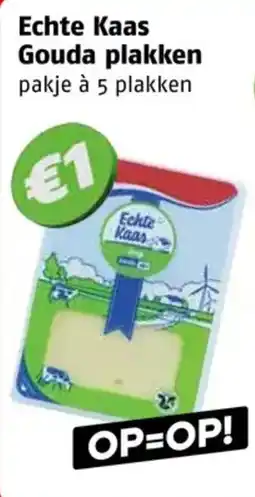 Poiesz Echte Kaas Gouda plakken aanbieding