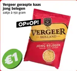 Poiesz Vergeer geraspte kaas aanbieding