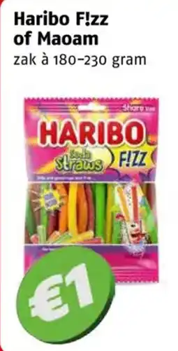 Poiesz Haribo F!zz of Maoam aanbieding