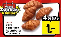 Vomar Voordeelmarkt Vers-gebakken Roomboter Croissants aanbieding