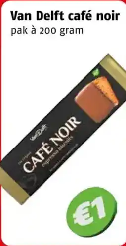 Poiesz Van Delft café noir aanbieding
