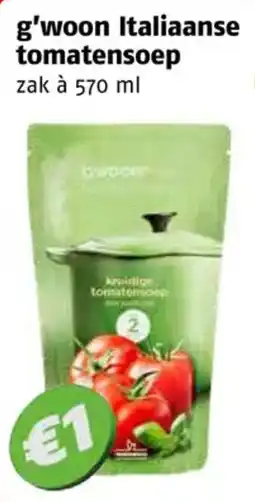 Poiesz g'woon Italiaanse tomatensoep aanbieding