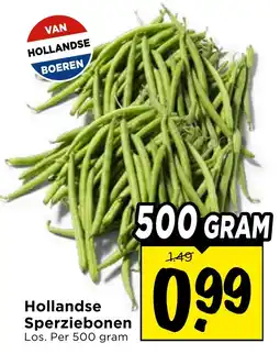 Vomar Voordeelmarkt Hollandse Sperziebonen aanbieding