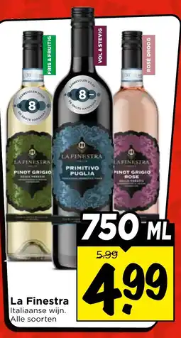 Vomar Voordeelmarkt Alle La Finestra Italiaanse wijn aanbieding