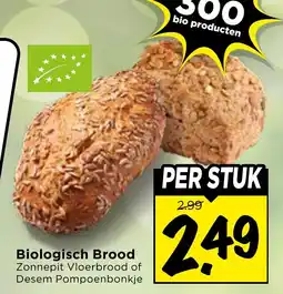Vomar Voordeelmarkt Biologisch Brood aanbieding