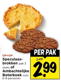 Vomar Voordeelmarkt Speculaasbrokken aanbieding