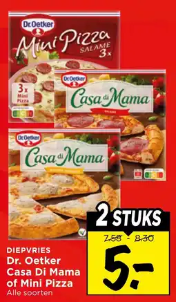 Vomar Voordeelmarkt Alle Dr. Oetker Casa Di Mama of Mini Pizza aanbieding