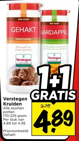 Vomar Voordeelmarkt Verstegen Kruiden aanbieding