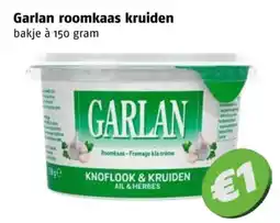 Poiesz Garlan roomkaas kruiden aanbieding