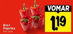 Vomar Voordeelmarkt Bio+ Paprika aanbieding