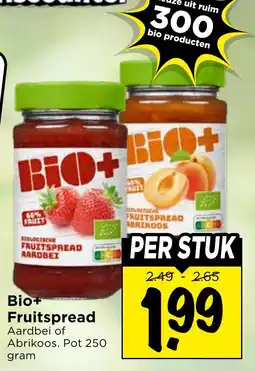 Vomar Voordeelmarkt Bio+ Fruitspread aanbieding