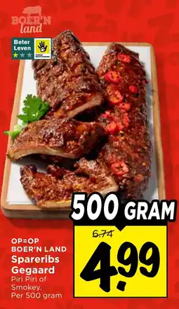 Vomar Voordeelmarkt Boer'n Land Spareribs aanbieding