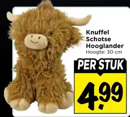 Vomar Voordeelmarkt Knuffel Schotse Hooglander aanbieding