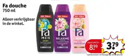 Kruidvat Fa douche aanbieding