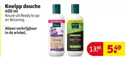 Kruidvat Kneipp douche aanbieding