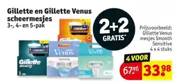 Kruidvat Gillette en Gillette Venus scheermesjes aanbieding