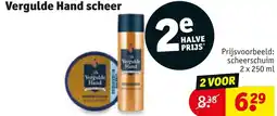 Kruidvat Vergulde Hand scheer aanbieding
