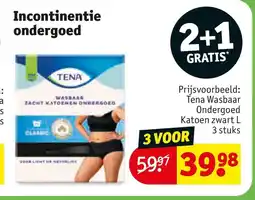 Kruidvat Tena Wasbaar Ondergoed aanbieding