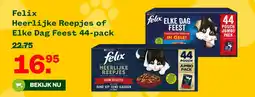 Welkoop Felix Heerlijke Reepjes of Elke Dag Feest 44-pack aanbieding