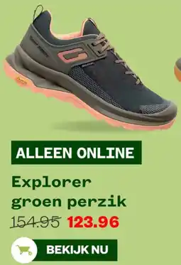 Welkoop Explorer groen perzik aanbieding