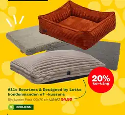 Welkoop Beeztees & Designed by Lotte hondenmanden of -kussens aanbieding
