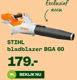 Welkoop STIHL bladblazer BGA 60 aanbieding