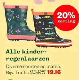 Welkoop genius kinder-regenlaarzen aanbieding
