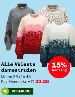 Welkoop Alle Veleste damestruien aanbieding