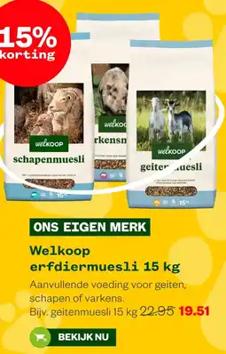 Welkoop Welkoop erfddiermuesli aanbieding