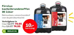 Welkoop Firelux kachelbrandstoffen 20 liter aanbieding