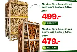 Welkoop Masterfire haardhout gedroogd beuken aanbieding