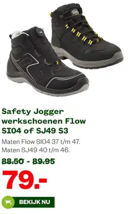 Welkoop Safety Jogger werkschoenen Flow SI04 of SJ49 S3 aanbieding