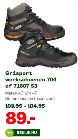 Welkoop Grisport werkschoenen 704 of 71607 S3 aanbieding