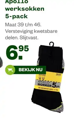 Welkoop Apollo werksokken aanbieding