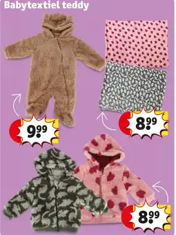 Kruidvat Babytextiel teddy aanbieding