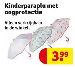 Kruidvat Kinderparaplu met oogprotectie aanbieding