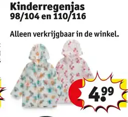 Kruidvat Kinderregenjas aanbieding