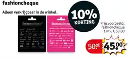 Kruidvat fashioncheque aanbieding